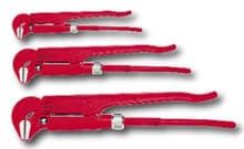 Pipe Wrenches 90deg 3pc Set, Wiha 32996