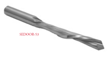Spiral Door Bit, 1/2 Dia, Uncoated, Southeast Tool SEDOOR-53