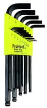 10pc ProHold Ball Hex Key Set, 1/16"-1/4", Bondhus 74938