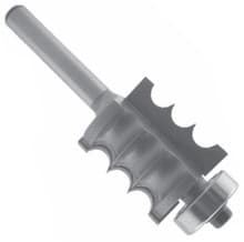 Triple Bead Bit, 1/8 Radius, 7/8 Dia, 1" Cut Length, 1/2 Shank, Southeast Tool SE3202