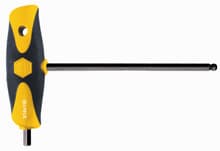 Soft Grip Dual Drive T-Handle, Hex 7/64", Black Finish, Wiha 33422