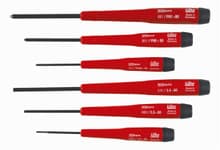 6pc Proturn Precision Slotted/Phillips Screwdriver Set, Wiha 95190