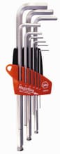 9pc Long MagicRing Ball Hex Metric L-Key Set, 1.5mm-10mm, Wiha 66990