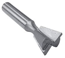 Dovetail Router Bit, 7deg Angle, 7/8 Dia, 1/2 Shank, Southeast Tool SE1645