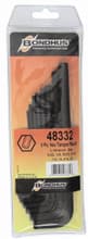 8pc Hex Tamper Proof L-Key Set, 3/32-3/8", Bondhus 48332