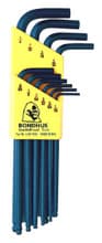 10pc Ball Hex Key Set, 1/16"-1/4", Bondhus 10938