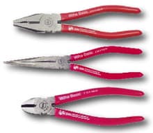 3pc Vinyl Grip Pliers & Cutters Set, Wiha 32698