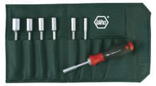 8pc Drive-Loc VI Screwdriver Set, 3/16-7/16 & 1/2, Wiha 28196