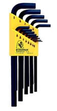 13pc Hex Key Set .050-3/8", Long, Bondhus 12137