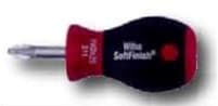 SoftFinish Phillips Stubby Screwdriver #2 x 25mm, Wiha 31140