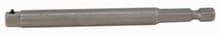 1/4" Hex to 1/4" Drive Socket Adapter, 50mm OAL, Wiha 72405