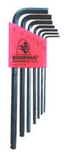 7pc Ball Hex Key Set, 1.5-6mm, Bondhus 10992