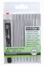 9pc System 4 ESD Safe Slotted/Phillips/Torx Set, Wiha 26997