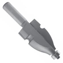 Handrail Bit, 1-1/4 Dia, 2" Cut Length, 1/2 Shank, Southeast Tool SE3305