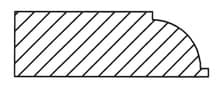 Beading Router Bit, 1" Dia, 1/4" Shank, Southeast Tool SEBE2001