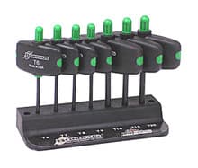 7pc Torx Tip Wing Handle Tool Set, T6-T20, Bondhus 34745