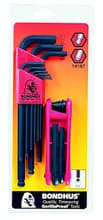 Ball Hex Key Set 10999 & GorillaGrip Fold-up Hex Set 12587, Bondhus 14187
