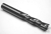 3 Flute Ruffer Upcut Bit, 3/8 Dia, 1-1/4 Cut Length, 3/8 Shank, Southeast Tool SRU340RUF