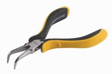 ESD Safe Pliers, Needle Nose Pliers, Bent 90deg, Smooth Jaws, Wiha 32748