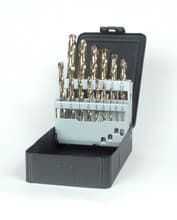 29pc 3/8 Reduced Shank Drill Set, 1/16-1/2 by 64ths, General Purpose, HSS, Triumph 090829