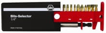 10pc Bit Selector Slotted/Phillips/Torx Dura Bit Set, Wiha 71094