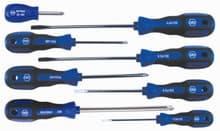 8pc 3K Cushion Grip Slotted/Phillips Screwdriver Set, Wiha 46097