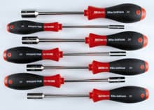 7pc SoftFinish Nut Driver Inch Set, Wiha 34193
