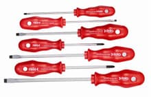 7pc Slotted & Phillips Screwdriver Set, PPC Handle, Felo 16054