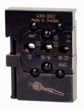 PortaCrimp Die Set for 12-20 AWG Weather Pack Open Barrel Terminals, Wiha 43143