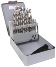 21pc Jobber Drill Set, 1/16-3/8 by 64ths, General Purpose, HSS, Triumph 090580