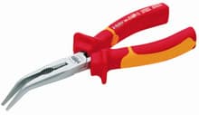 Comfort Grip Insulated Bent Nose Pliers 8" long - angled 45, Felo 50871